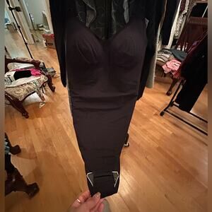 Honeylove Sleek Black Backless Dress